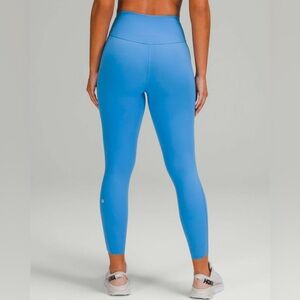 Lululemon Base Pace High-Rise Running Tight 25" *Brushed Nulux in Blue Nile Sa 4